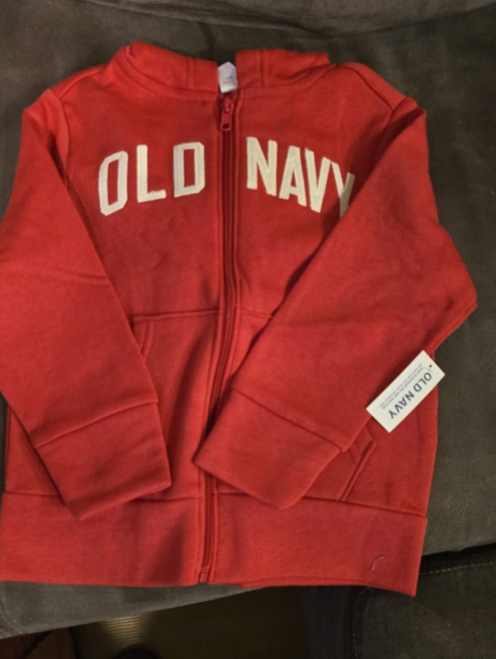 Old Navy Kids Mauve Full-Zip Hoodie with Logo